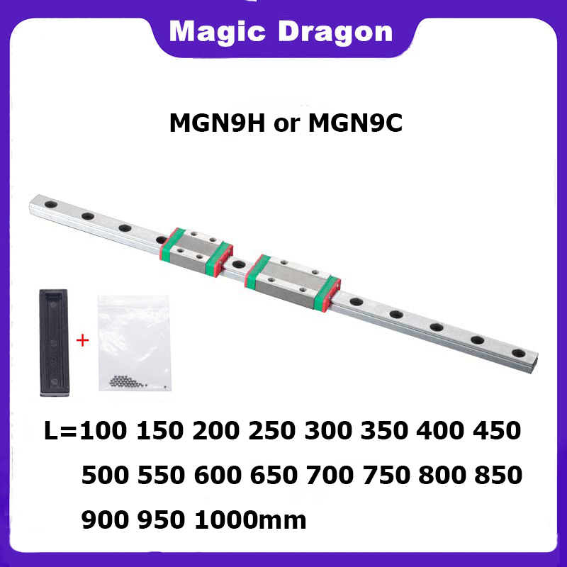 Linear Rail Mgn12H Set - NUEVO Guía Lineal de 9mm MGN9
