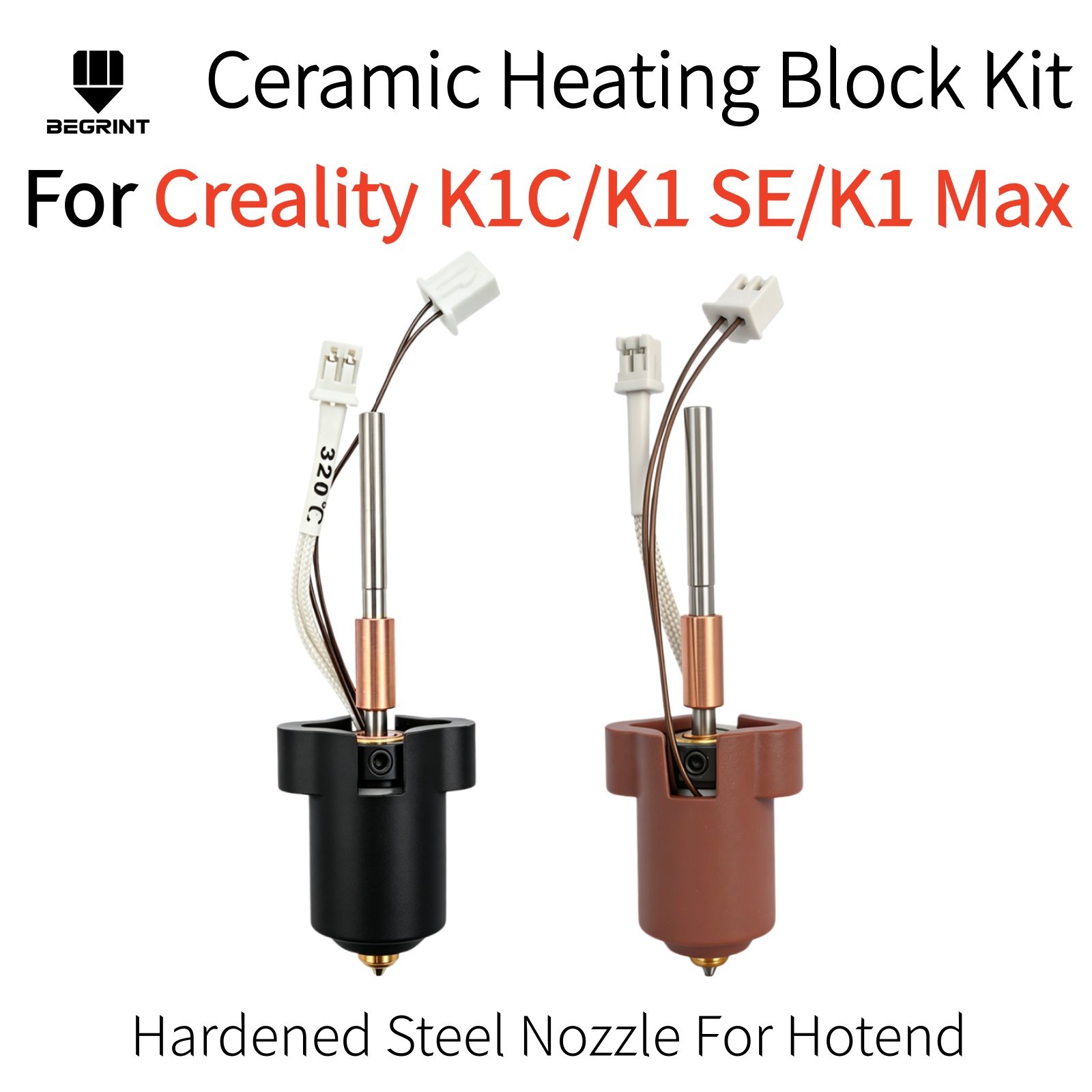 High Flow Ceramic Hotend - Kit de Hotend para Creality K1C