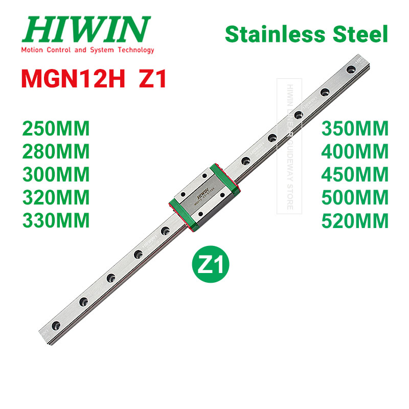Linear Rail Mgn12H Set - HIWIN MGN12H Z1 Riel Lineal HIWIN