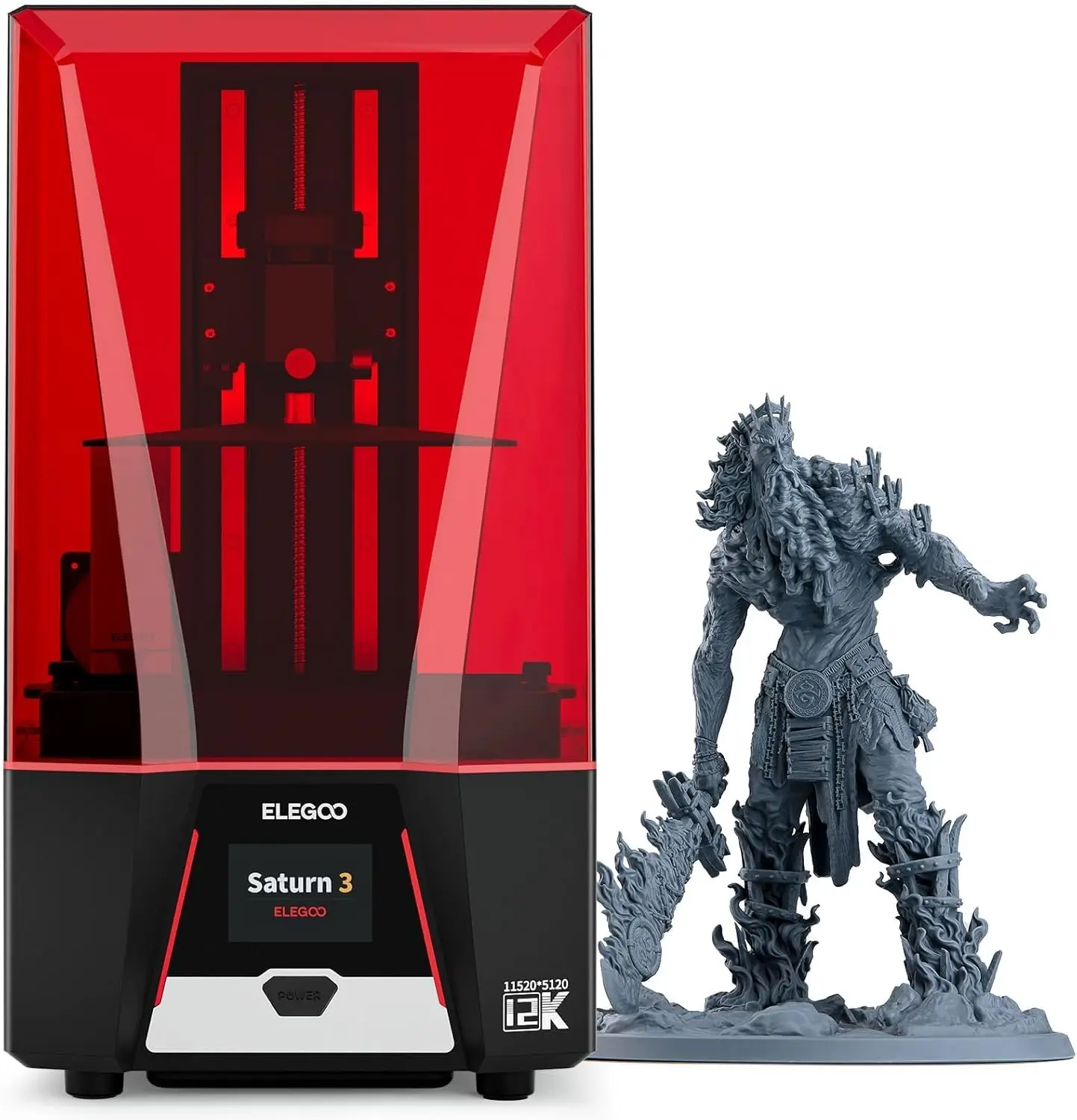 Saturn 3 MSLA 12K 3D Printer | - 12K Monochrome Lcd Resin 3D Printer reseña y precio