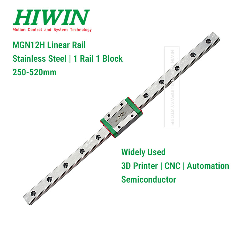 HIWIN MGN12H Z1 Riel Lineal HI - Linear Rail Mgn12H Set reseña y precio