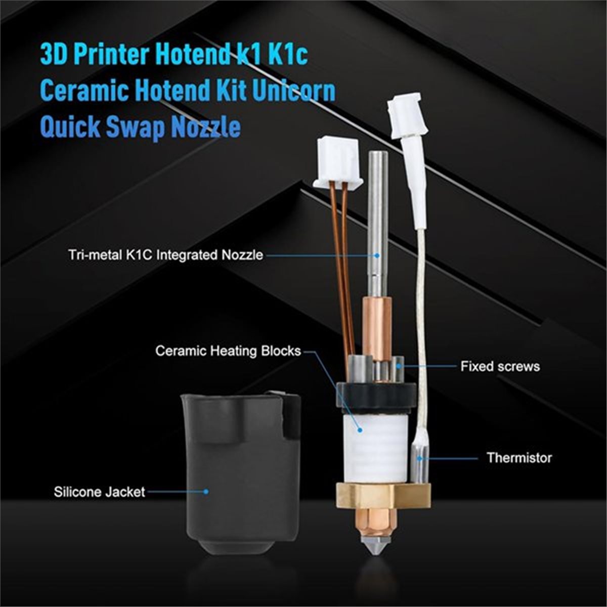 L70A para Creality K1C/K1MAX:  - High Flow Ceramic Hotend reseña y precio