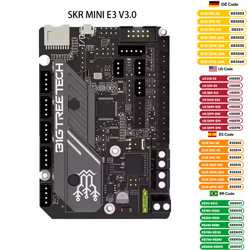 BIGTREETECH placa base SKR MIN - Corexy 3D Printer Kit reseña y precio