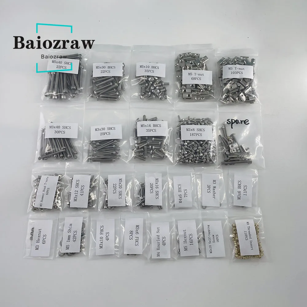 Baiozraw-tornillos de acero in - Voron 2.4 R2 Complete Kit reseña y precio