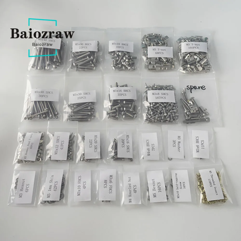 Baiozraw-tornillos de acero in - Voron 2.4 R2 Complete Kit reseña y precio